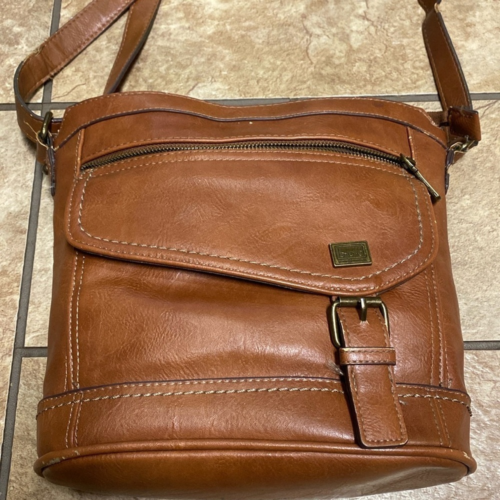 BOC Women’s Brown Handbag Utility Practical Purse Tote